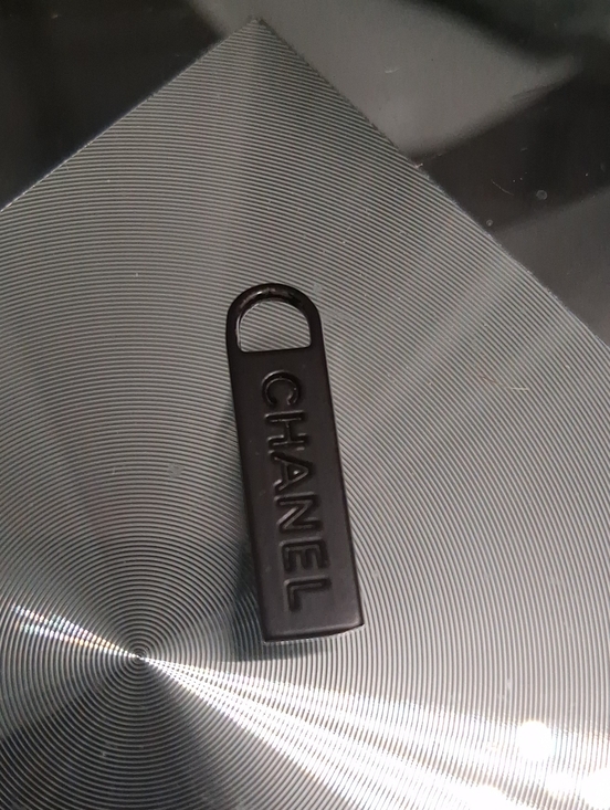 CHANEL Handbags - CHANEL Black/Gunmetal AUTHENTIC ZIPPER PULLER